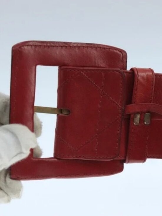 CHANEL Bicolore Belt Leather 26.4\